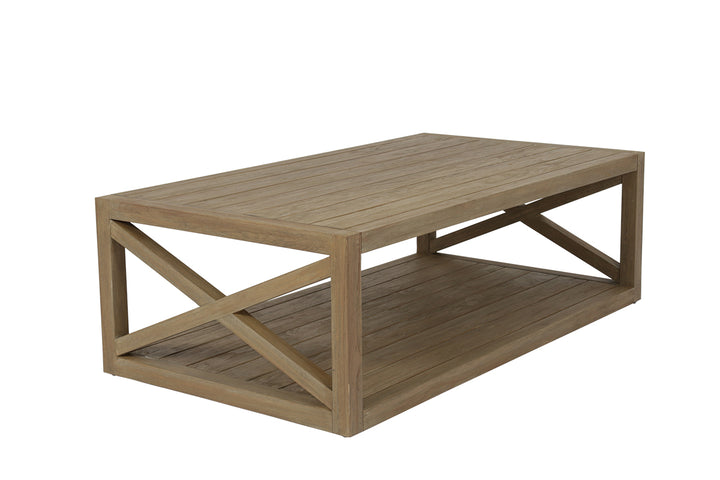 American Home Furniture | Sunset West - Coastal Teak X Coffee Table