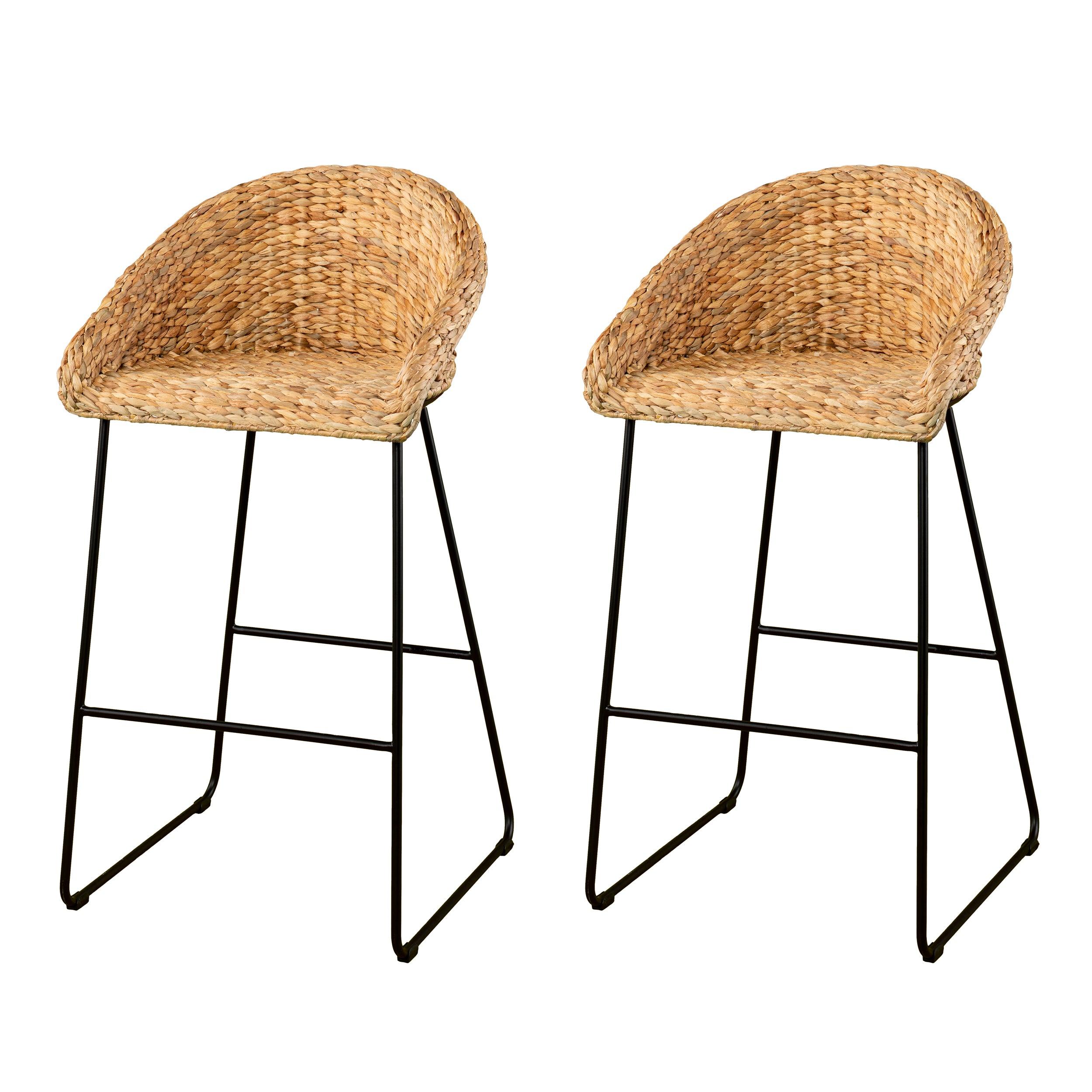 SEI Furniture Landrine Bar Stools - Thumbnail 3