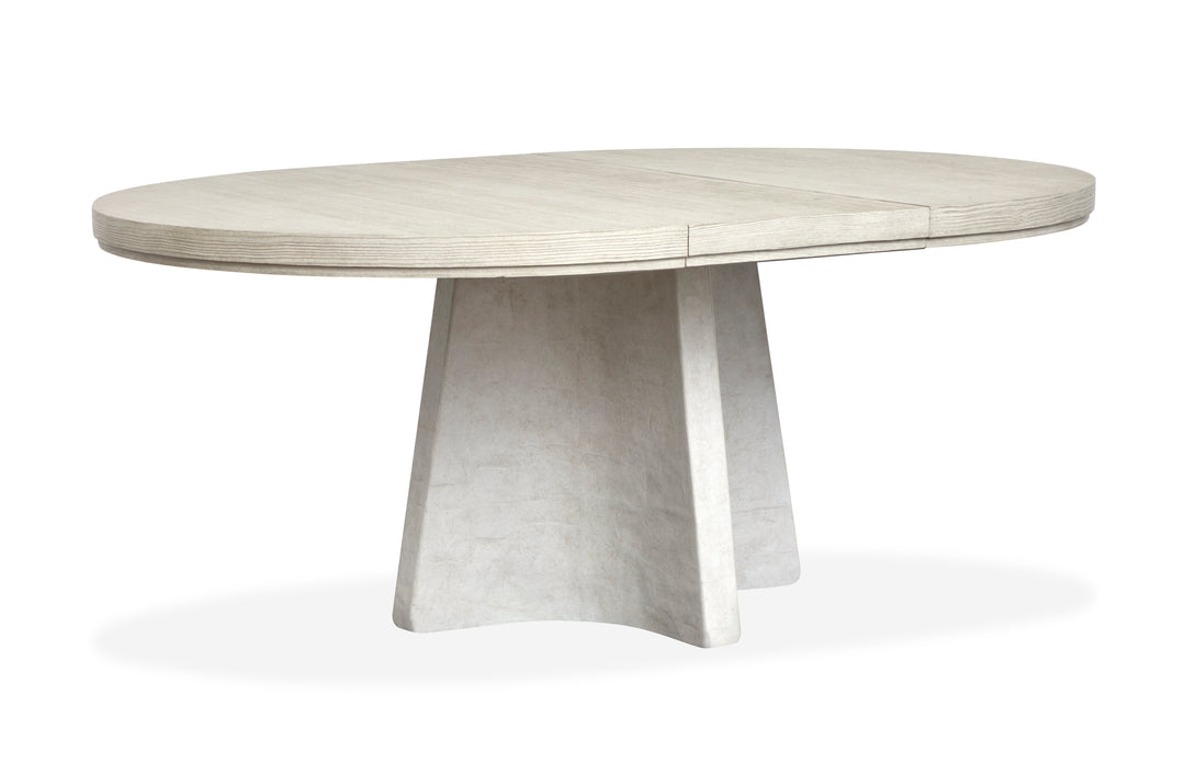 Lorelei Misty Cloud Extendable 54" Round Dining Table - D5893-24