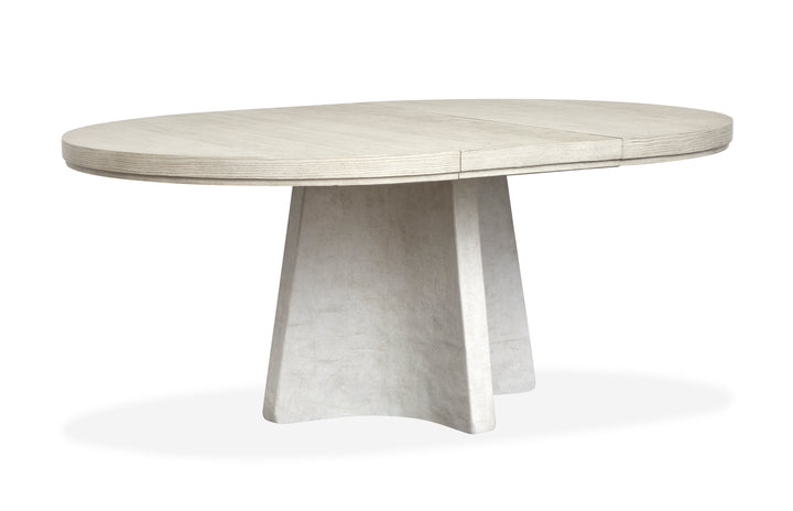 Lorelei Misty Cloud Extendable 54" Round Dining Table - D5893-24