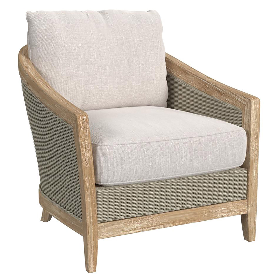 Cambria Club Chair in Canvas Canvas w/ Self Welt