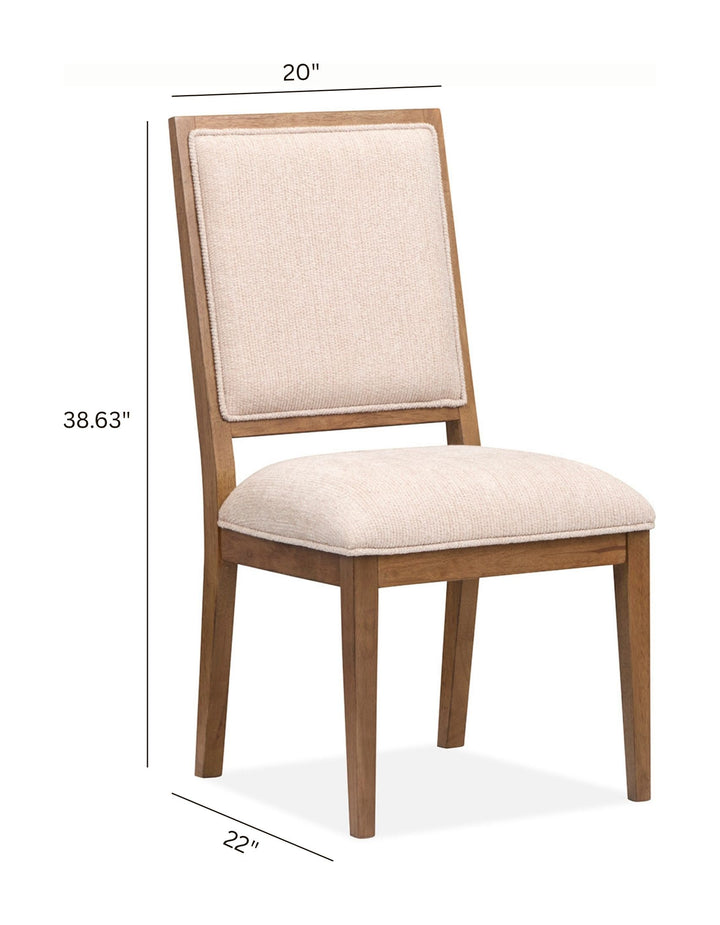 Marcel Harvest Brown Upholstered Side Chair - Set of 2 - D6378-63