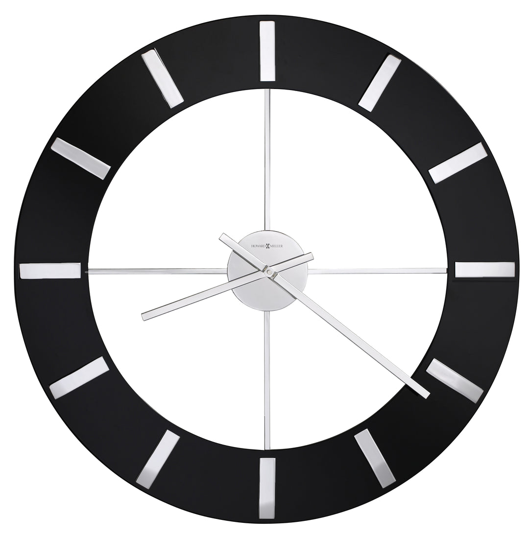 American Home Furniture | Howard Miller - Onyx Wall Clock