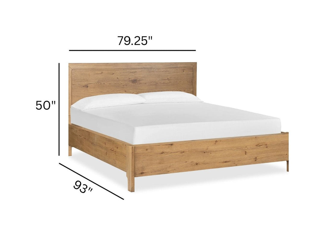 Davenport Rustic Caramel Panel Bed