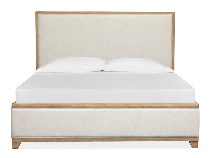 Coventry Honey Wheat Queen Upholstered Panel Bed - B6480-55