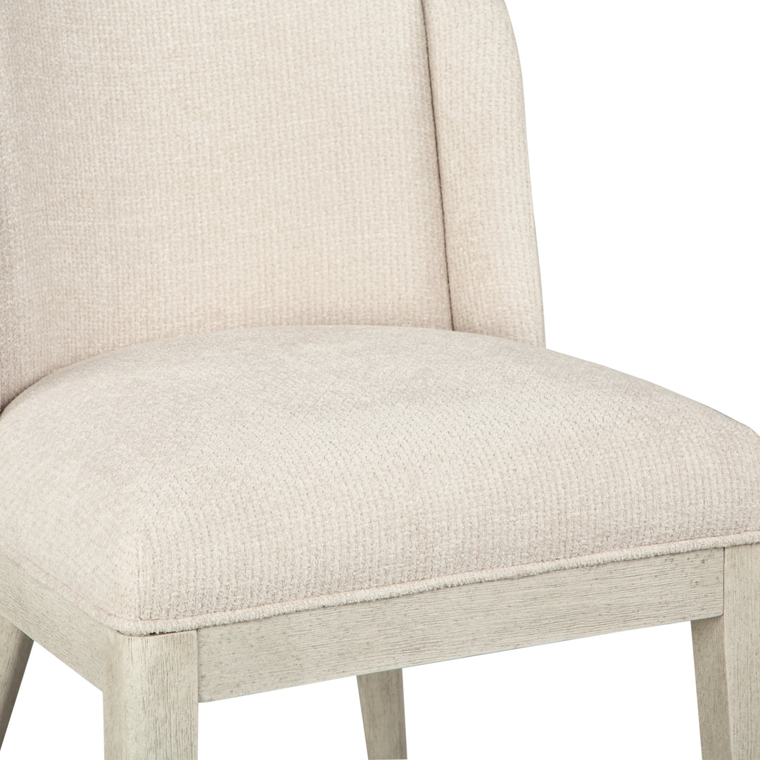 Lorelei Misty Cloud Upholstered Host Chair - Set of 2 - D5893-66