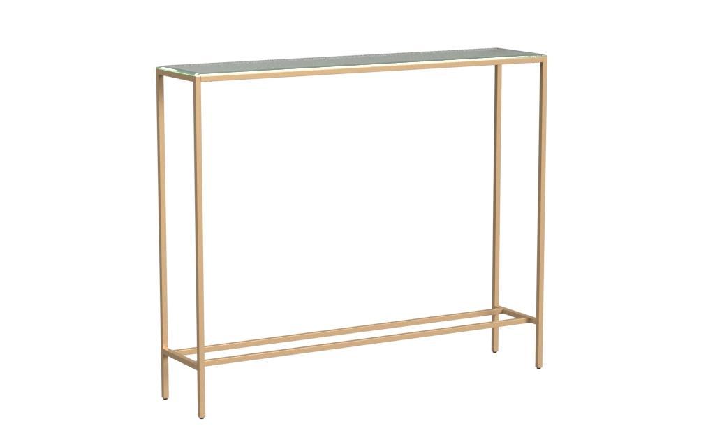 SEI Furniture Darrin Mini Console Table - Gold CONSOLE TABLES
