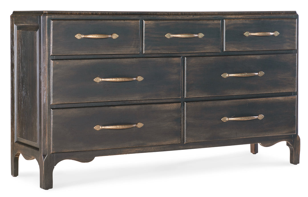 American Home Furniture | Hooker Furniture - Americana Dresser 2 - Molasses