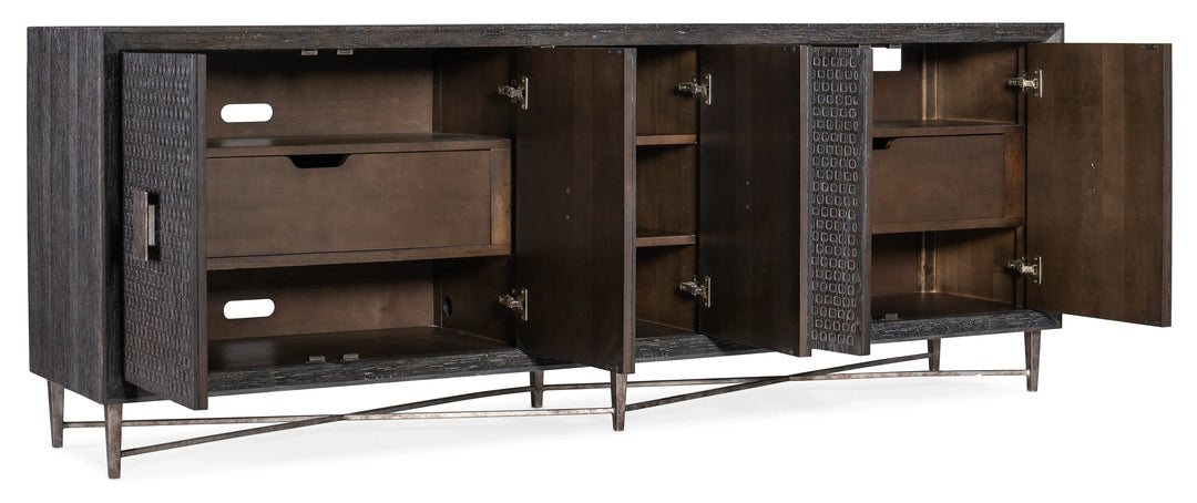 American Home Furniture Hooker Furniture Melange Keenan Five Door Credenza