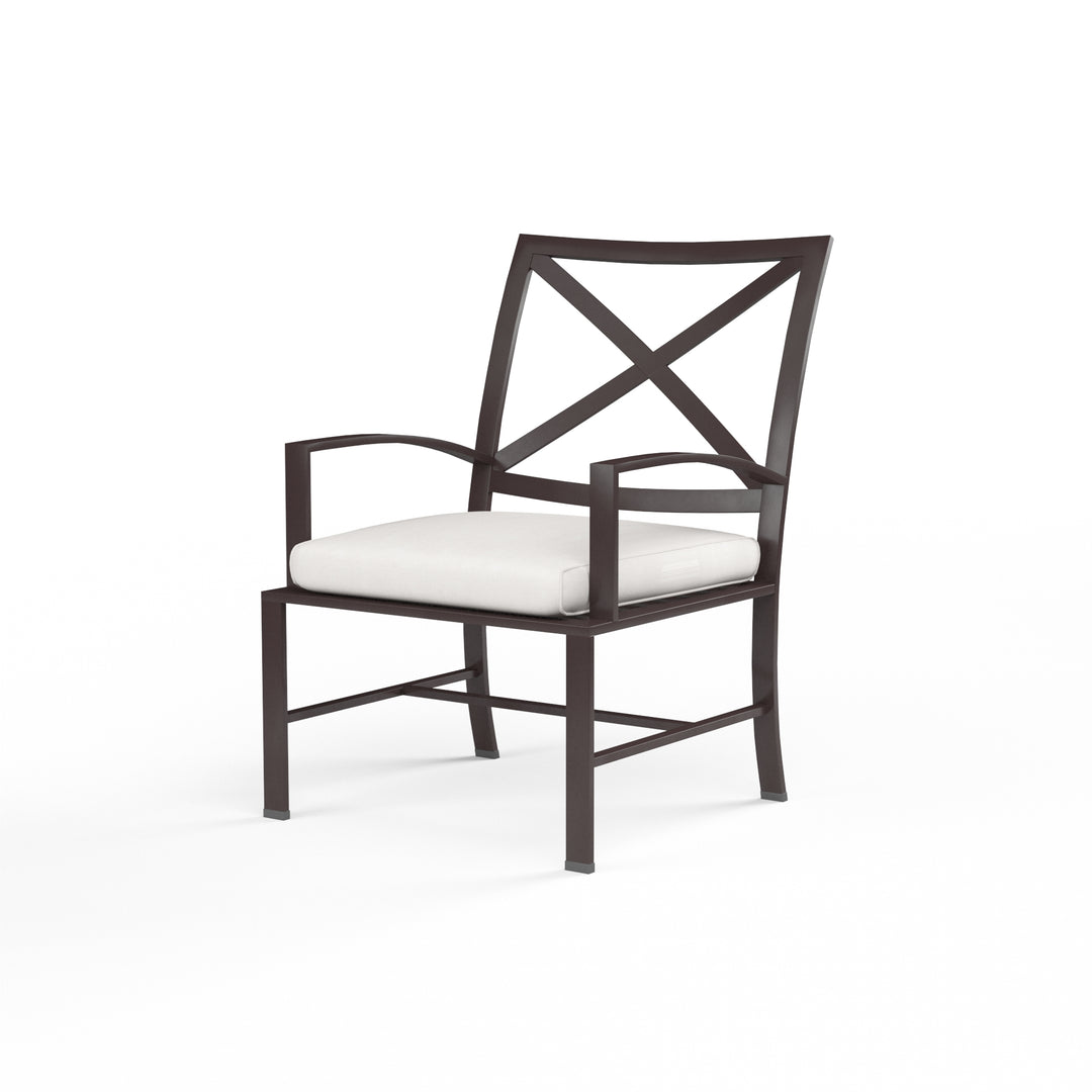 American Home Furniture | Sunset West - La Jolla Dining Chair in Canvas Flax w/ Self Welt