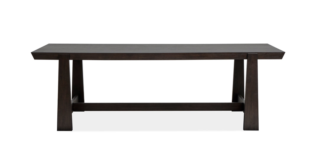 Tauren Coffee Bean Trestle Dining Table - D6434-21