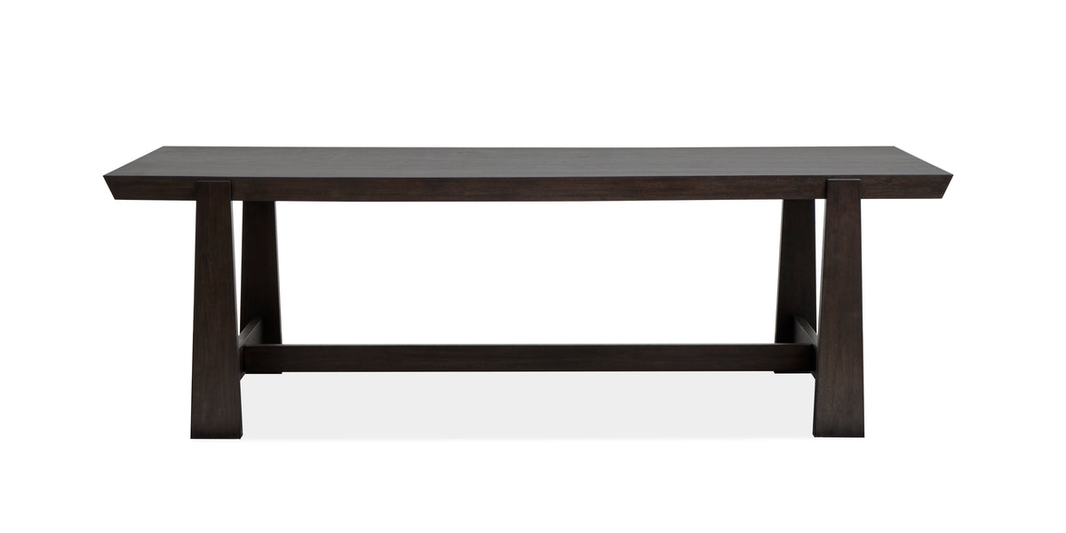 Tauren Coffee Bean Trestle Dining Table - D6434-21