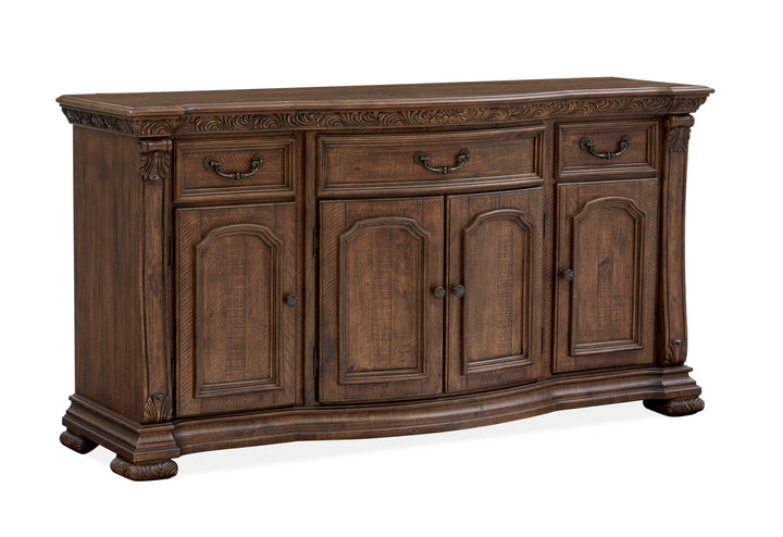 Durango Willadeene Brown Buffet With Hutch - D5133-14H