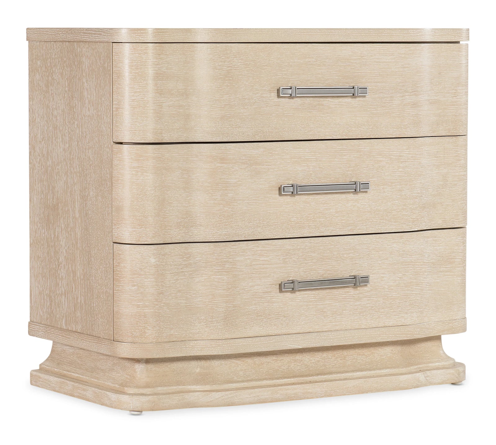 American Home Furniture Hooker Furniture Nouveau Chic Three Drawer Nightstand