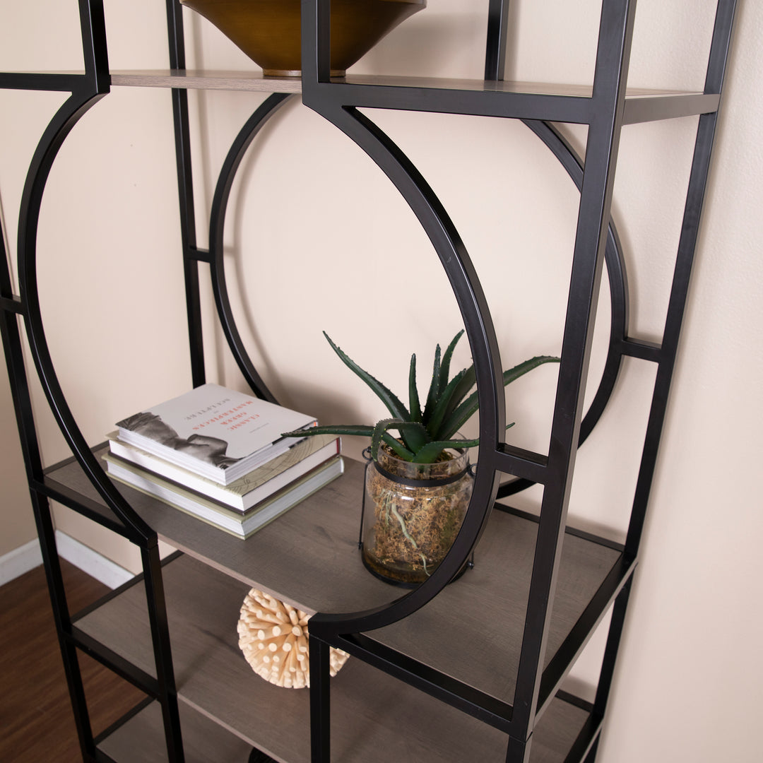 American Home Furniture | SEI Furniture - Tyberton 5-Tier Bookcase