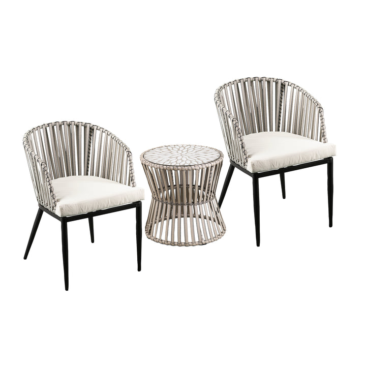 American Home Furniture | SEI Furniture - Melilani Outdoor Collection – 3pc Set