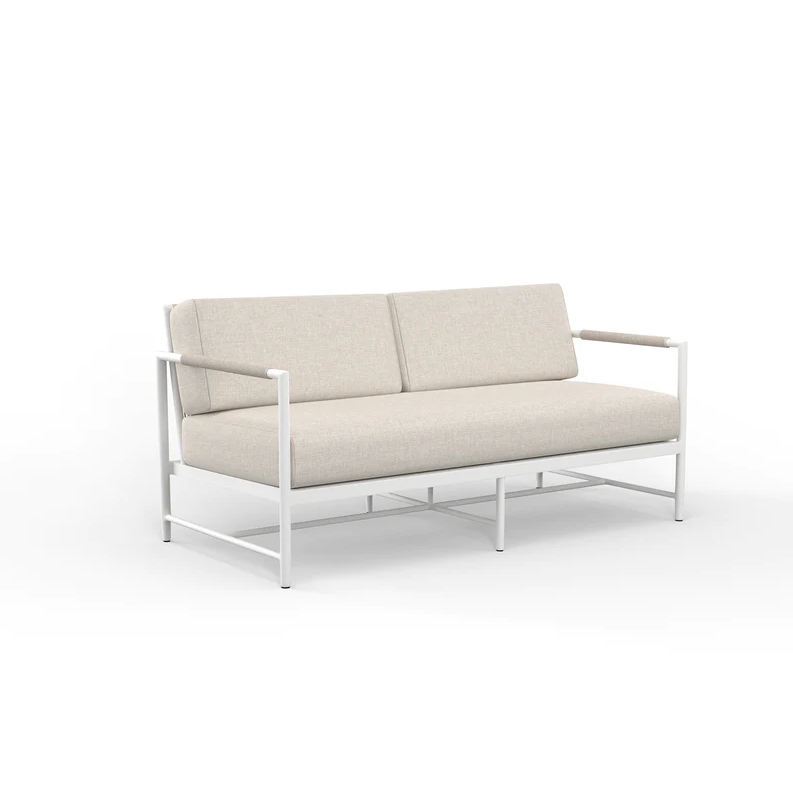 American Home Furniture | Sunset West - Sabbia Loveseat in Echo Ash, No Welt