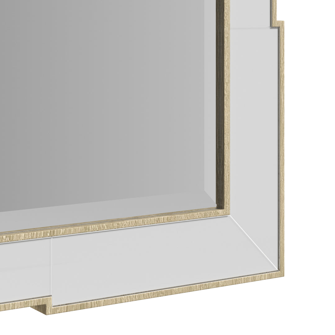 Eave Accent Mirror-Milk