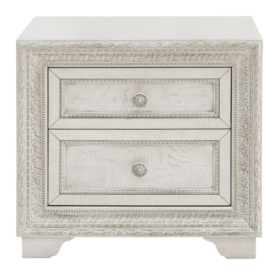Camila Creamy White 2 Drawer Nightstand - P269140S