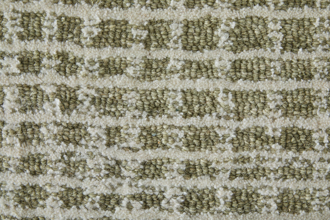 Rectangle/5' x 8'/Green/Ivory