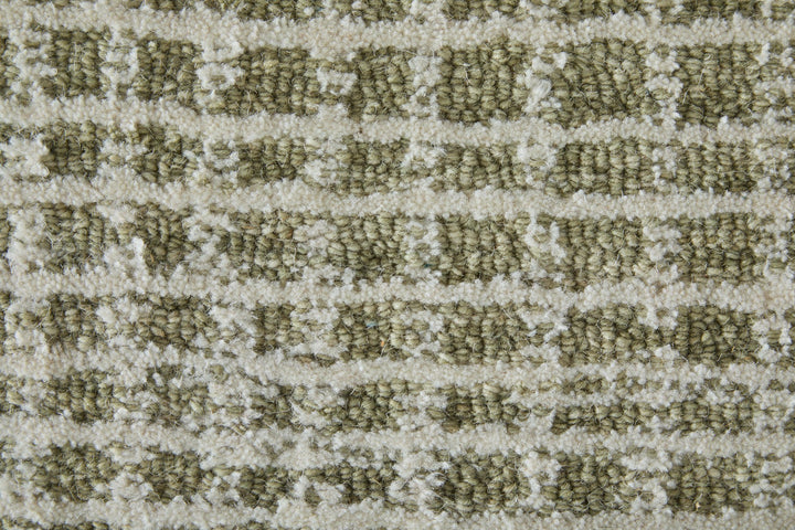 Rectangle/5' x 8'/Green/Ivory