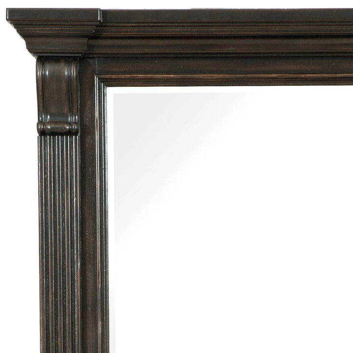 Caldwell Smoked Molasses 11 Drawer Dresser With Mirror - P012-BR-K7