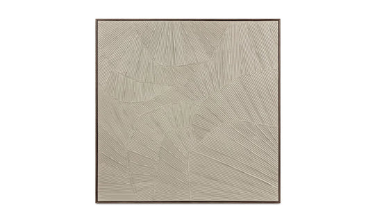 Moe's Home Collection - Flutter Framed Painting Cool Beige - WP-1306-37 | American Home Furniture