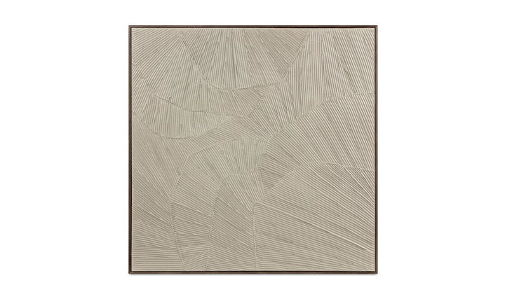 Moe's Home Collection - Flutter Framed Painting Cool Beige - WP-1306-37 | American Home Furniture