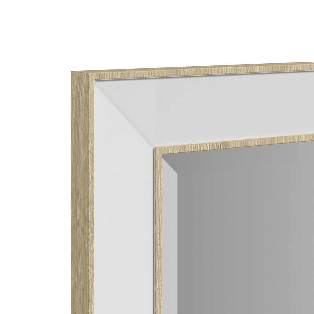 Eave Accent Mirror-Milk