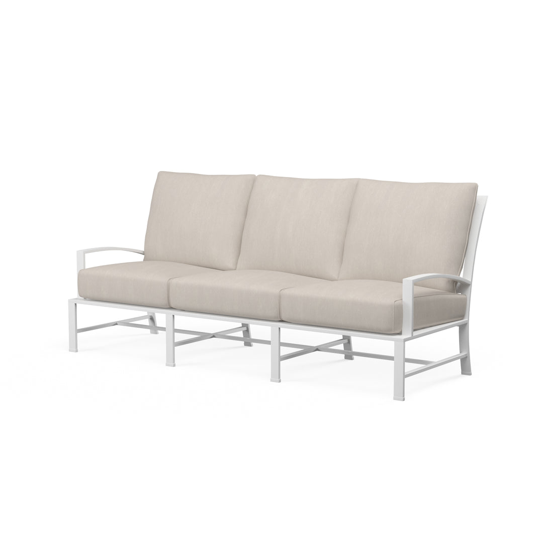 American Home Furniture | Sunset West - Bristol Sofa in Canvas Flax w/ Self Welt