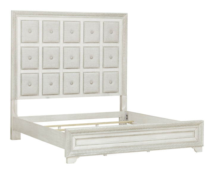 Camila Creamy White California King Upholstered Bed - P269-BR-K5