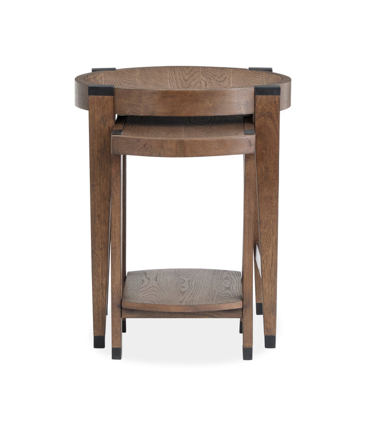 Kaysen Wallaby And Matte Black Nesting End Table - T5817-12
