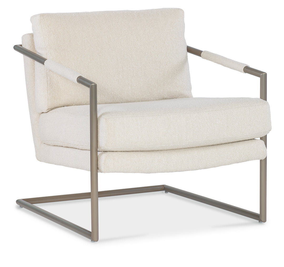 American Home Furniture | Hooker Furniture - Moody Metal Chair - Beige