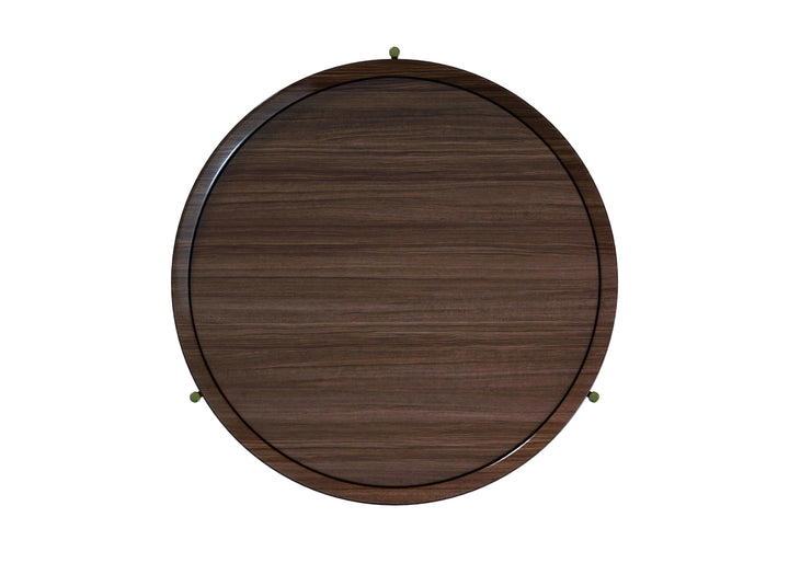 Wren Dark Brown Tray Cocktail Table - T6413-59