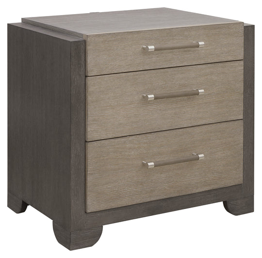 Anderson Park Moose Trail And Frontier Brown 3 Drawer Nightstand - P402140
