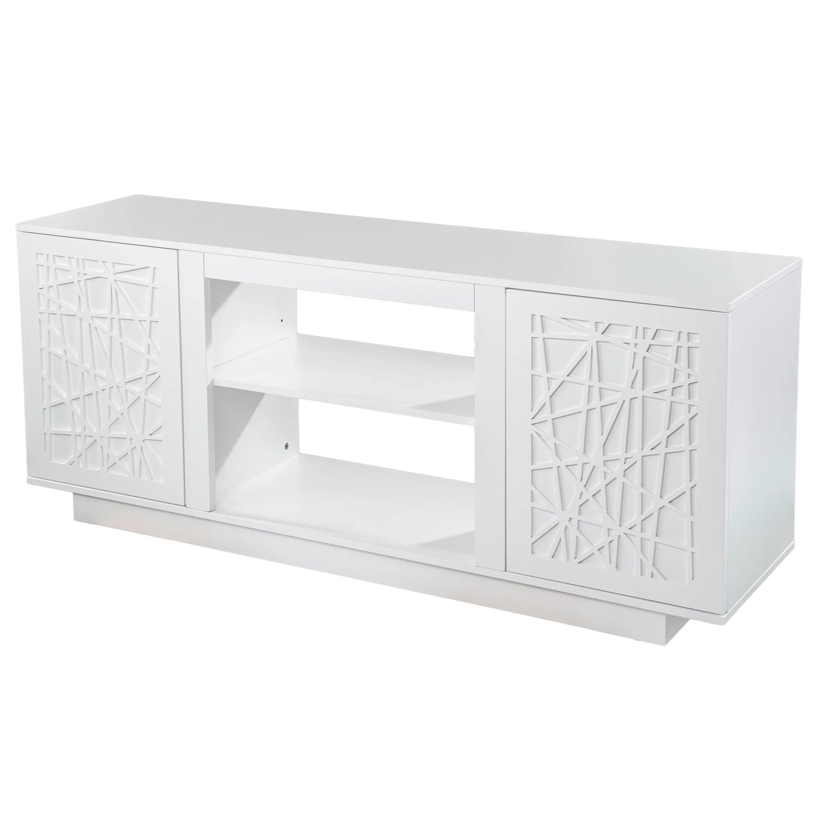 SEI Furniture Delgrave Two-Door Media Cabinet MEDIA + TV STANDS
