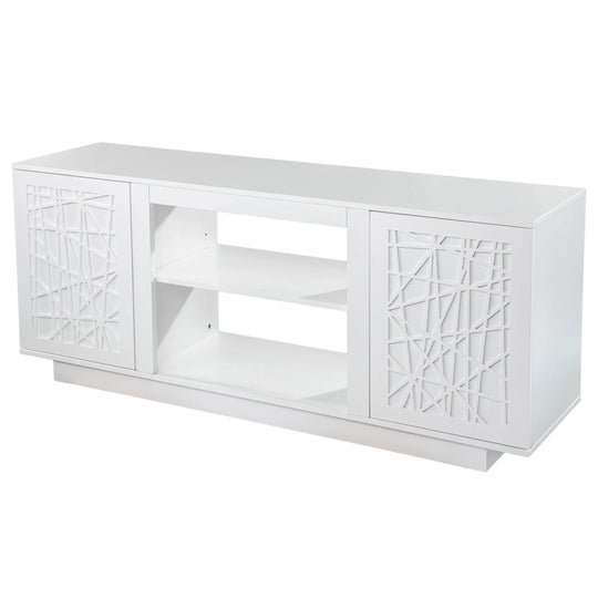 SEI Furniture Delgrave Two-Door Media Cabinet MEDIA + TV STANDS