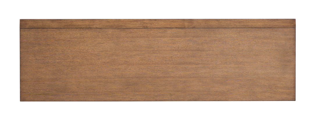 Callisto Bourbon Brown Double Drawer Dresser With Landscape Mirror - B6396-2240