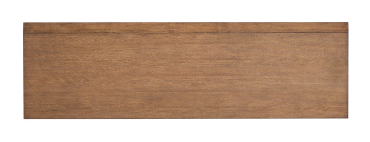 Callisto Bourbon Brown Double Drawer Dresser With Landscape Mirror - B6396-2240