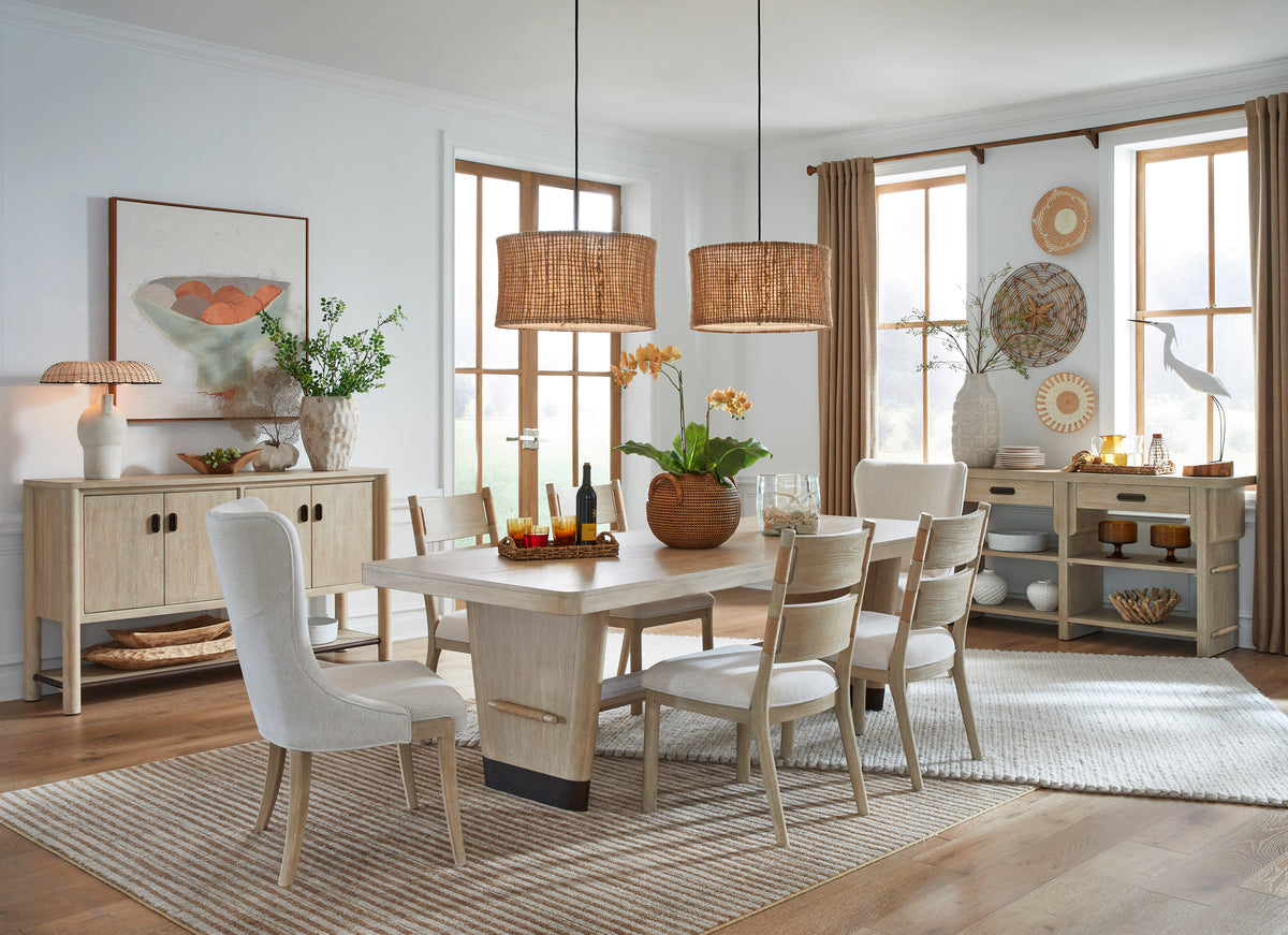 Sunset Cove Sanibel Brown Trestle Dining Table - D5783-21