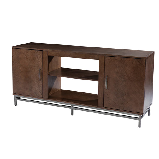 SEI Furniture Dibbonly Media Stand w/ Storage MEDIA + TV STANDS