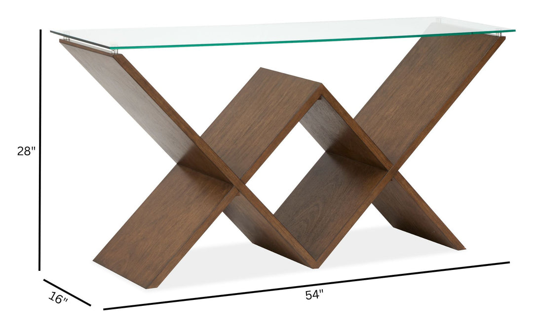 Vector Russet Rectangular Sofa Table - T6502-73