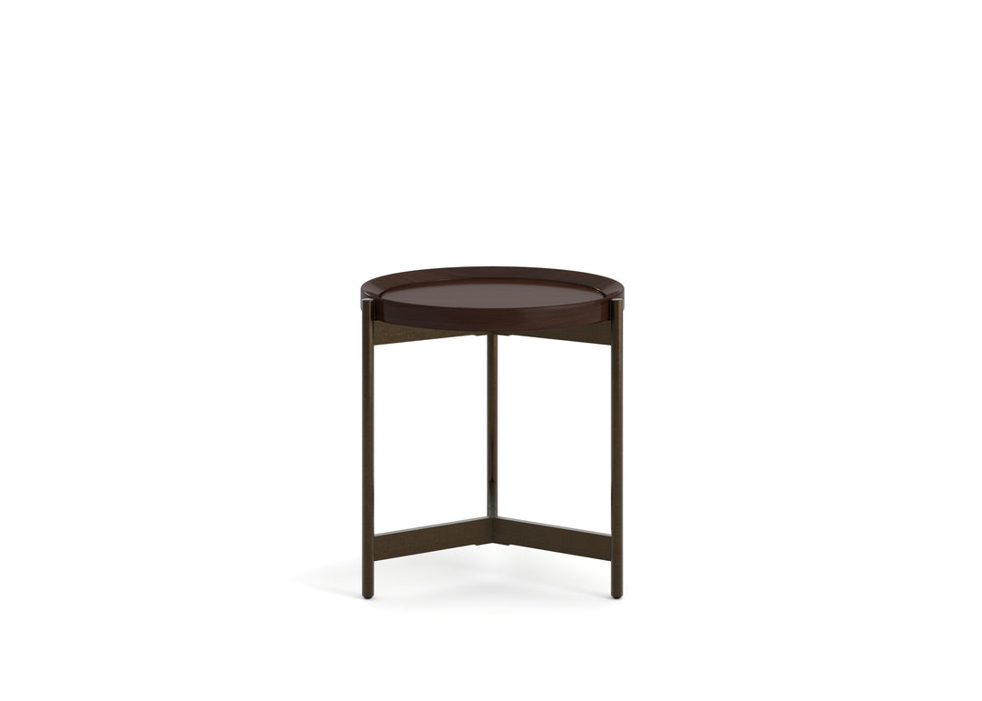 Wren Dark Brown Tray End Table - T6413-19