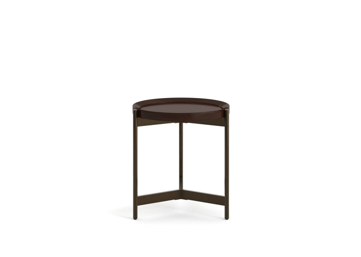 Wren Dark Brown Tray End Table - T6413-19