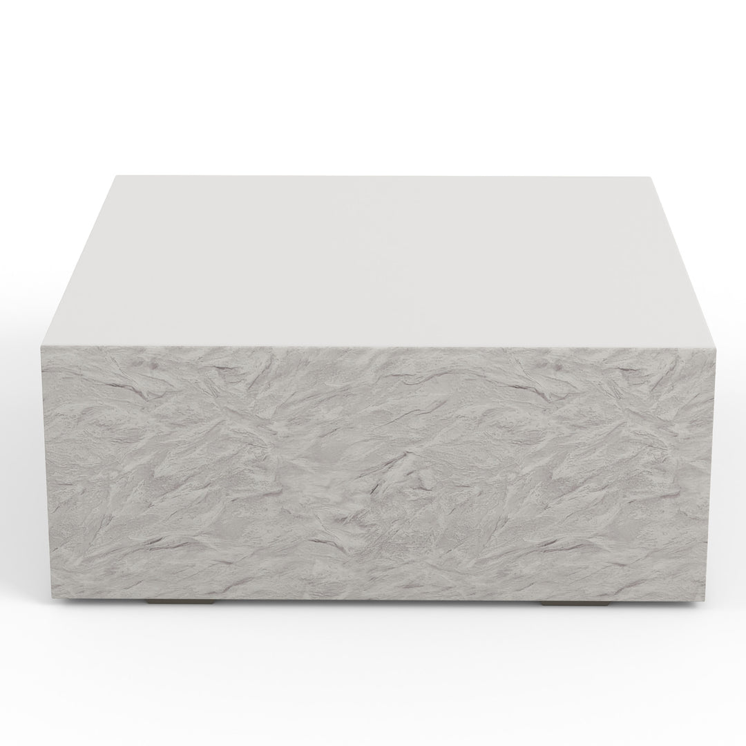 Antique Stone Square Coffee Table