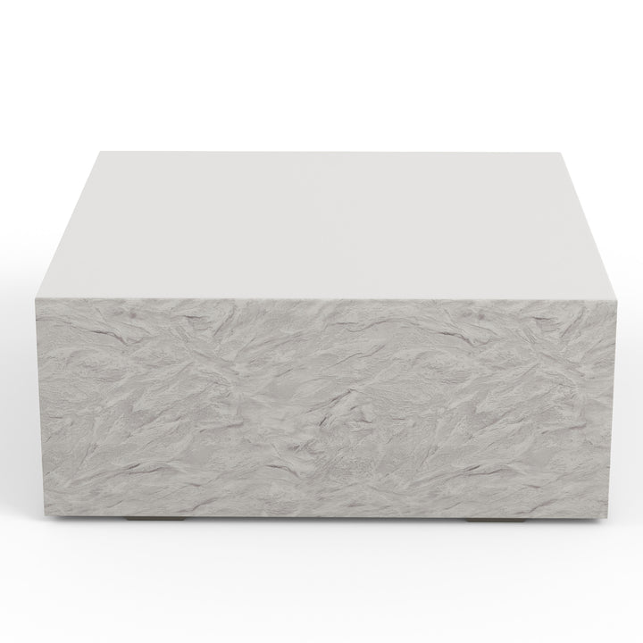 Antique Stone Square Coffee Table