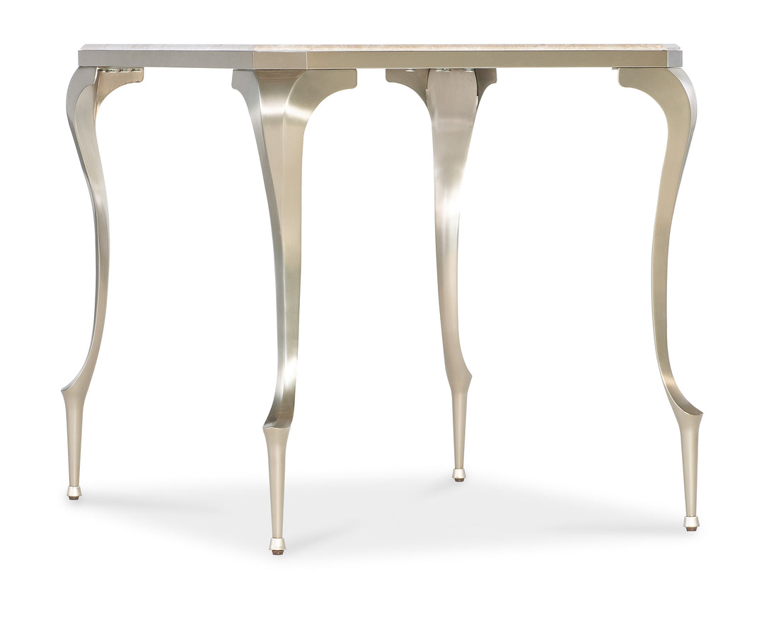 American Home Furniture | Hooker Furniture - Bella Donna Rectangle Stone Top End Table