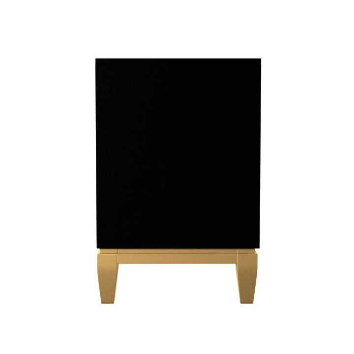 Addleston 3-Door Media Stand - AmericanHomeFurniture