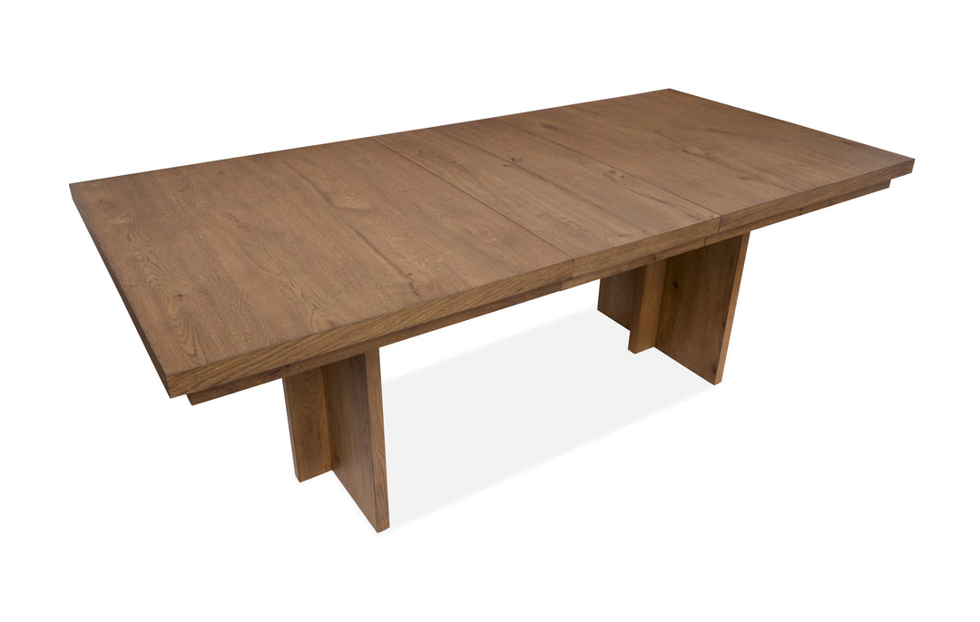 Marcel Harvest Brown Extendable Trestle Dining Table - D6378-21