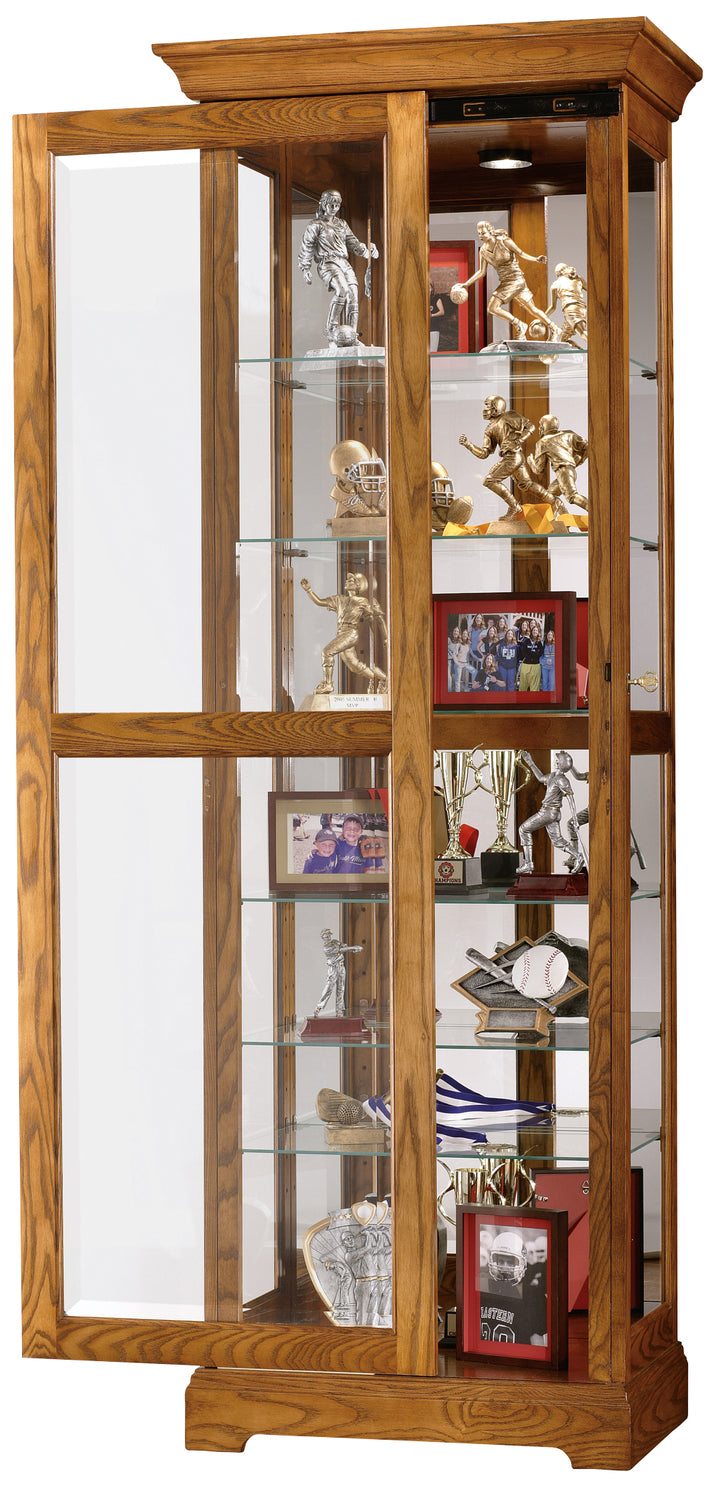 American Home Furniture | Howard Miller - Moorland Curio Cabinet